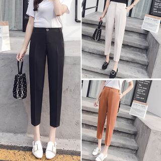 Angel Shine - Cropped Dress Pants | YesStyle