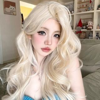 SEVENQ-Long Full Wig - Wavy