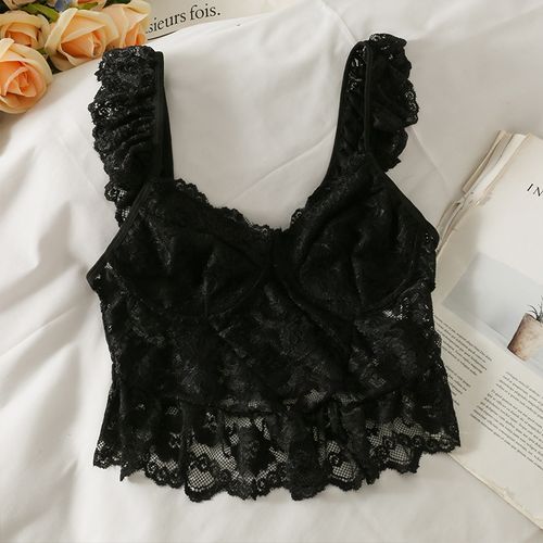 Lemongrass - Lace Bustier Top