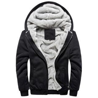 Calkasi - Hooded Fleece Lined Zip Jacket