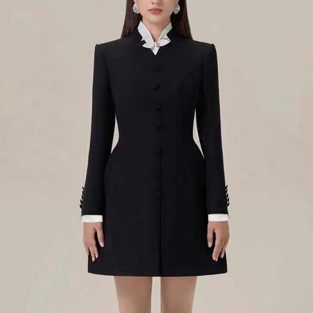 chinese dress ladies Trina Turk Sabia Dress Women's Dress Black main image 0