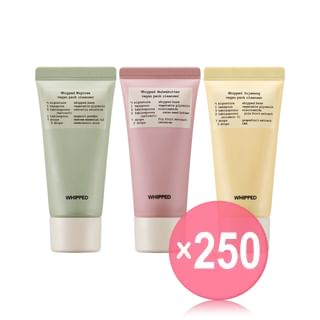WHIPPED - Vegan Pack Cleanser Mini - 3 Types (x250) (Bulk Box)