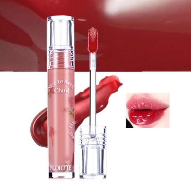 FLORTTE - Glossy Lip Tint - 4 Colors (N09-11) | YesStyle