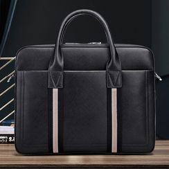 BagBuzz - Faux Leather Briefcase BagBuzz - Faux Leather Briefcase