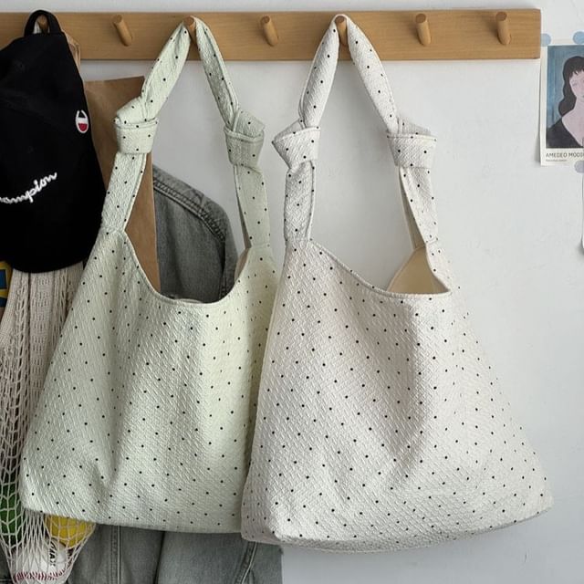 Basaran-Dotted Tote Bag