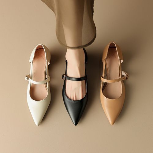 Pointed mary jane sales shoes