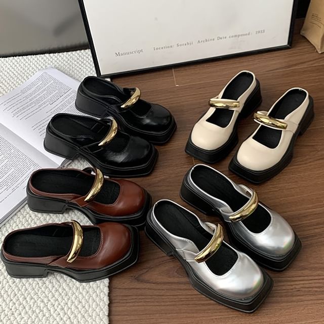Nikao-Platform Mary Jane Mules