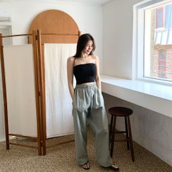 PPGIRL - Drawstring-Waist Pants PPGIRL - Drawstring-Waist Pants