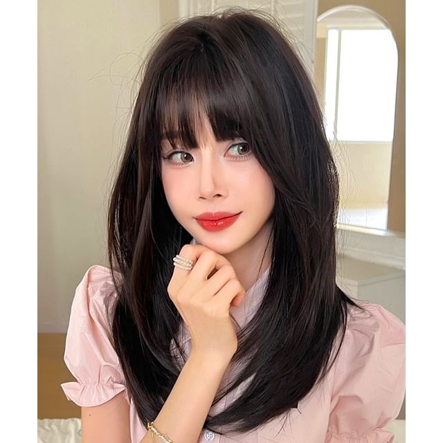 SEVENQ-Long Full Wig - Straight
