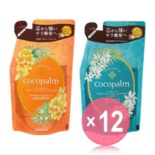 SARAYA - Cocopalm Organic Extra Virgin Coconut Oil Shampoo (x12) (Bulk Box)