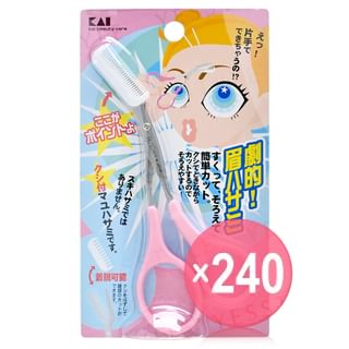 KAI - Pink Eyebrow Trimmers (x240) (Bulk Box)