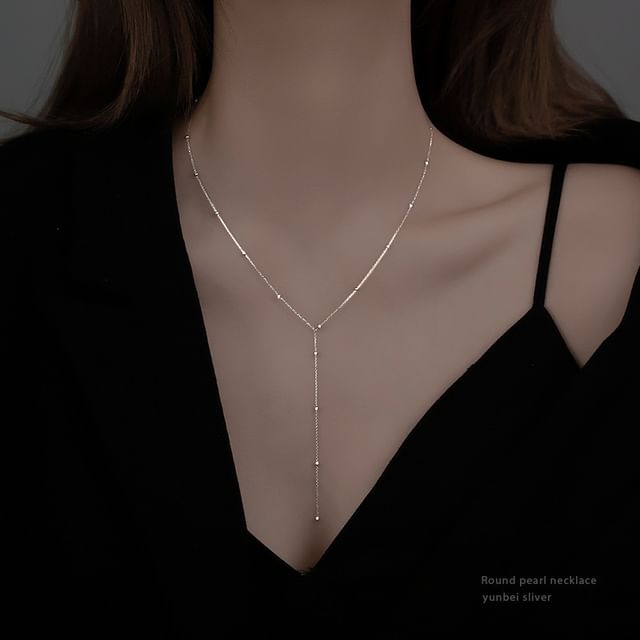 Sterling Silver Teardrop Necklace – GIFTS FOR YOU AND I