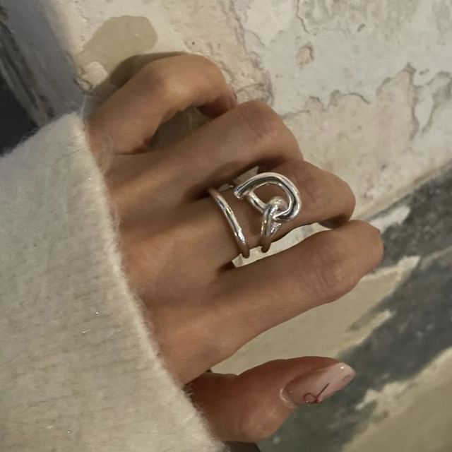 Seirios-Irregular Layered Open Ring
