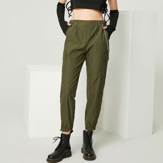 YS by YesStyle - Chain Detail Cargo Jogger Pants