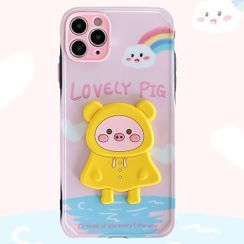 Witheart - Pig Phone Case - iPhone 11 Pro Max / 11 Pro / 11 / SE / XS Max / XS / XR / X / SE 2 / 8 / 8 Plus / 7 / 7 Plus Witheart - Pig Phone Case - iPhone 11 Pro Max / 11 Pro / 11 / SE / XS Max / XS / XR / X / SE 2 / 8 / 8 Plus / 7 / 7 Plus