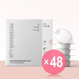 PETERSON'S LAB - Acid Trio Masks with Clay (x48) (Bulk Box)