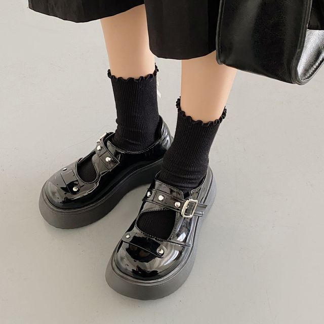 Queen Zoo Platform Mary Jane Shoes YesStyle