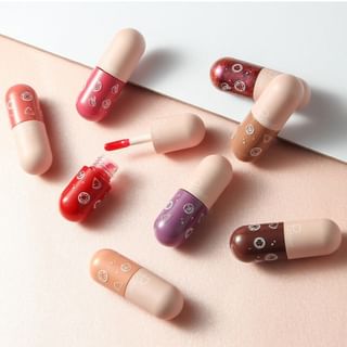 Pudaier - Mini Capsule Shining Liquid Lipstick - 6 Colors