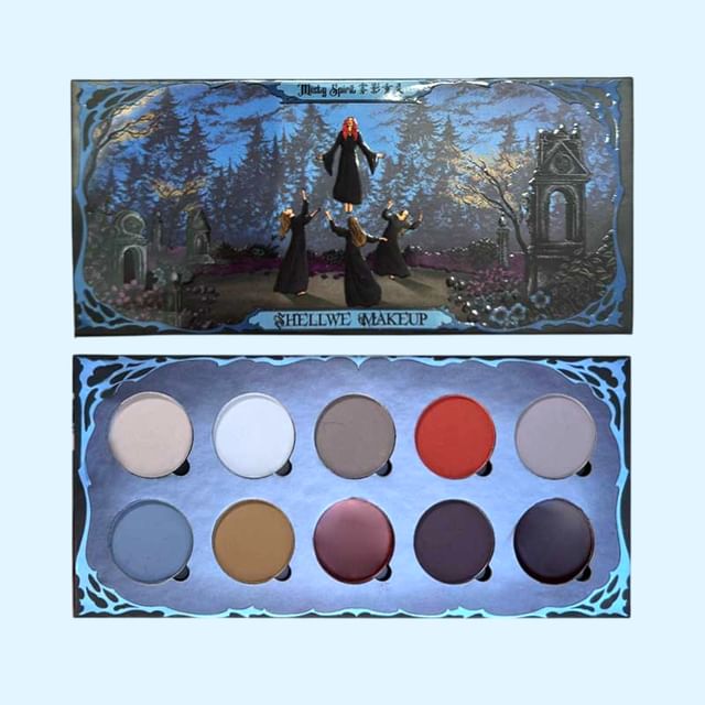 SHELLWE MAKEUP-freya86 Misty Spirit 10 Color Full Matte Eyeshadow Palette - Palette de fards à paupières