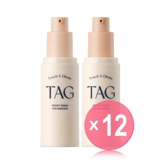 too cool for school - TAG Velvet Fixing Foundation - 2 Colors (x12) (Bulk Box)