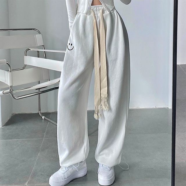 RainGirl - Smiley Face Embroidered 