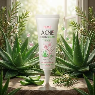 ISME - Acne Spots Cream with Aloe Vera, Tea Tree Oil & Vitamin B6