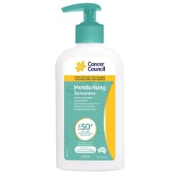 Cancer Council - Moisturising Sunscreen With Aloe Vera & Vitamin E SPF 50+
