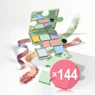 ORIGINAL ARTIST - 7-Color Puzzle Eyeshadow - 4 Types (x144) (Bulk Box)