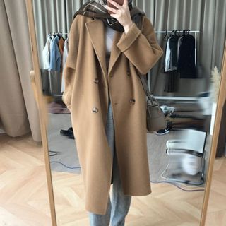 Korean hotsell camel coat