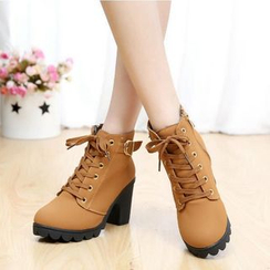 Sunsteps - Heel Lace Up Ankle Boots Sunsteps - Heel Lace Up Ankle Boots