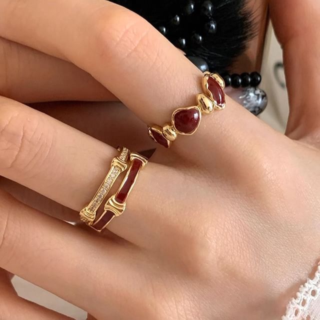 Juanitro-Glaze CZ Open Ring