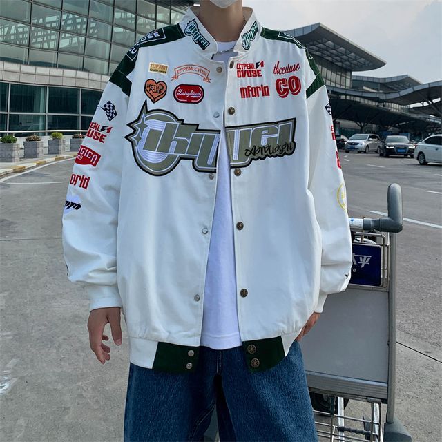 Vozenilek Embroidered Baseball Jacket YesStyle