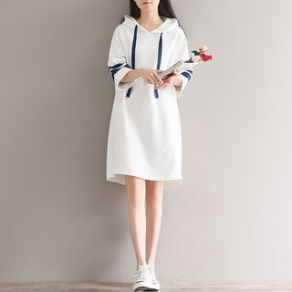 hooded t shirt dress