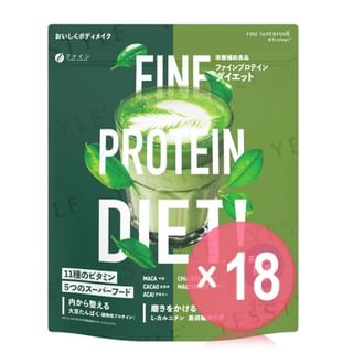 FINE JAPAN - Fine Protein Diet Matcha (x18) (Bulk Box)