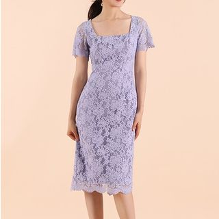 spaghetti strap evening gown