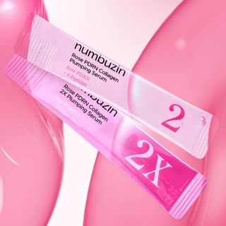 numbuzin - No.2 Rose PDRN Collagen Plumping Serum Duo Stick Set