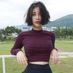IndiGirl - 条纹短款上衣 IndiGirl - 条纹短款上衣