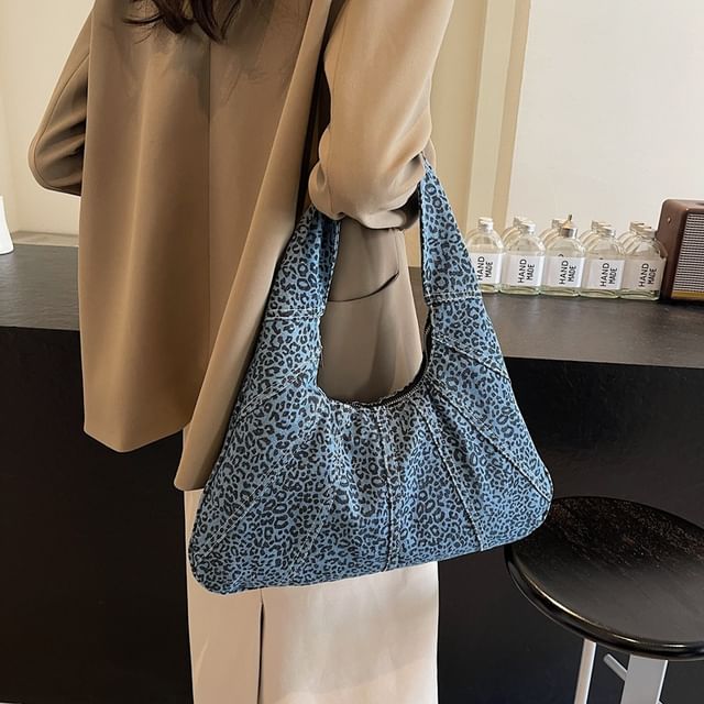 Mulgam-Leopard Print Shoulder Bag