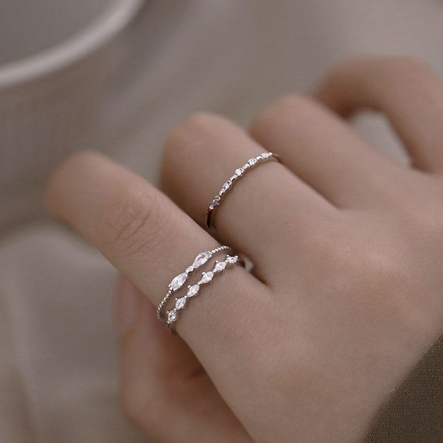 Toinianimos-Sterling Silver Ring Layered Sterling Silver Ring