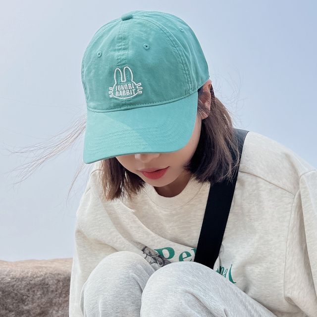 WINKA - Lettering Rabbit Baseball Cap 