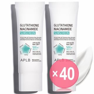 APLB - Glutathione Niacinamide Sunscreen Set (x40) (Bulk Box)