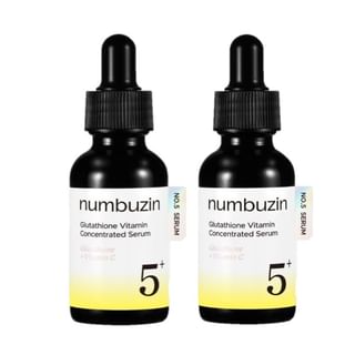minimalist glutathione numbuzin - No.5+ Glutathione Vitamin Concentrated Serum Bundle Set