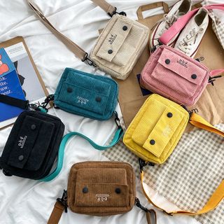 corduroy crossbody bag