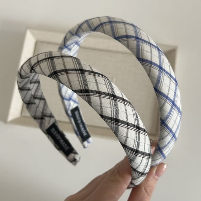 enthice-Plaid Headband