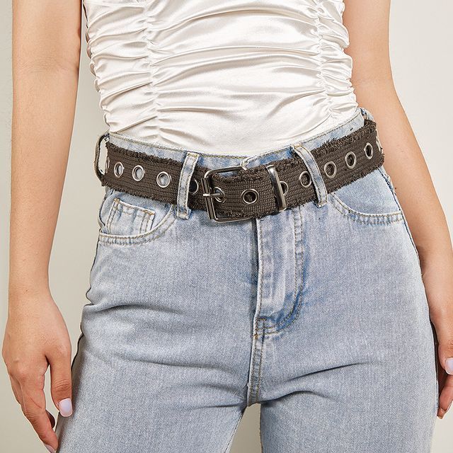 Rofuka-Distressed Canvas Belt