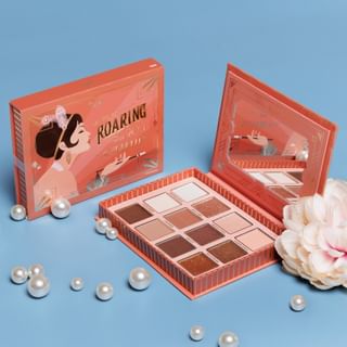 Rude Cosmetics - The Roaring 20's 12 Color Eyeshadow Palette - Soubrette