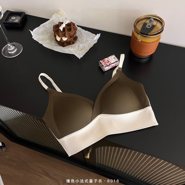 Two Tone Wireless Bra