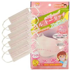 Hapi - Fitty Silky Touch Rose Pink Smaller Face Mask (5 pcs) Hapi - Fitty Silky Touch Rose Pink Smaller Face Mask (5 pcs)
