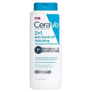 CeraVe - 2-In-1 Anti-Dandruff Hydrating Shampoo & Conditioner