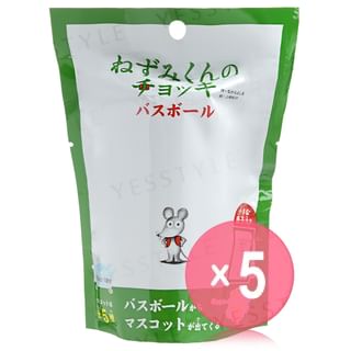 MANABURO - Mouse Vest Pancake Bath Ball 5pcs Bundle Set